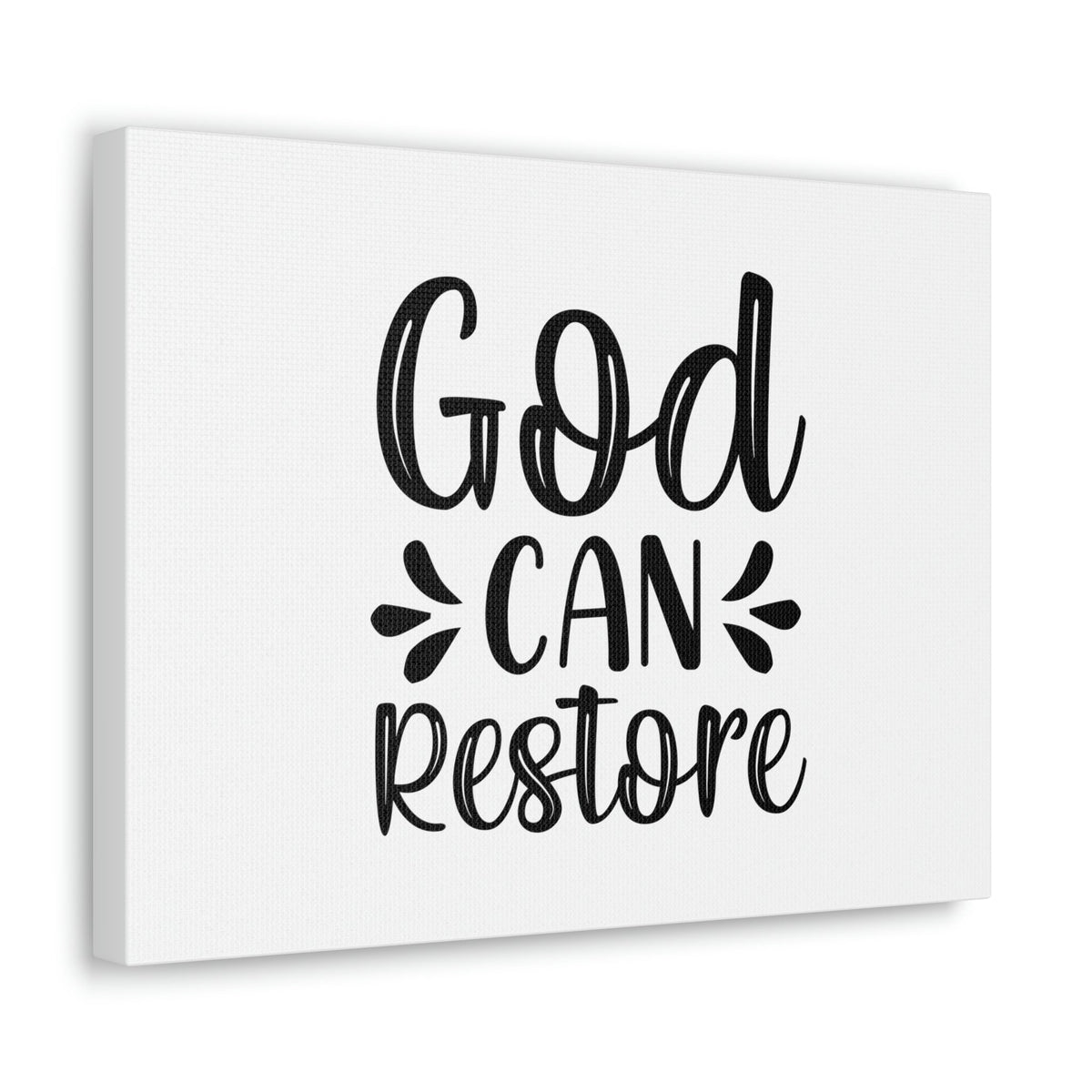 Scripture Walls God Can Restore Psalm 23:3 Christian Wall Art Bible Verse Print Ready to Hang Unframed-Express Your Love Gifts