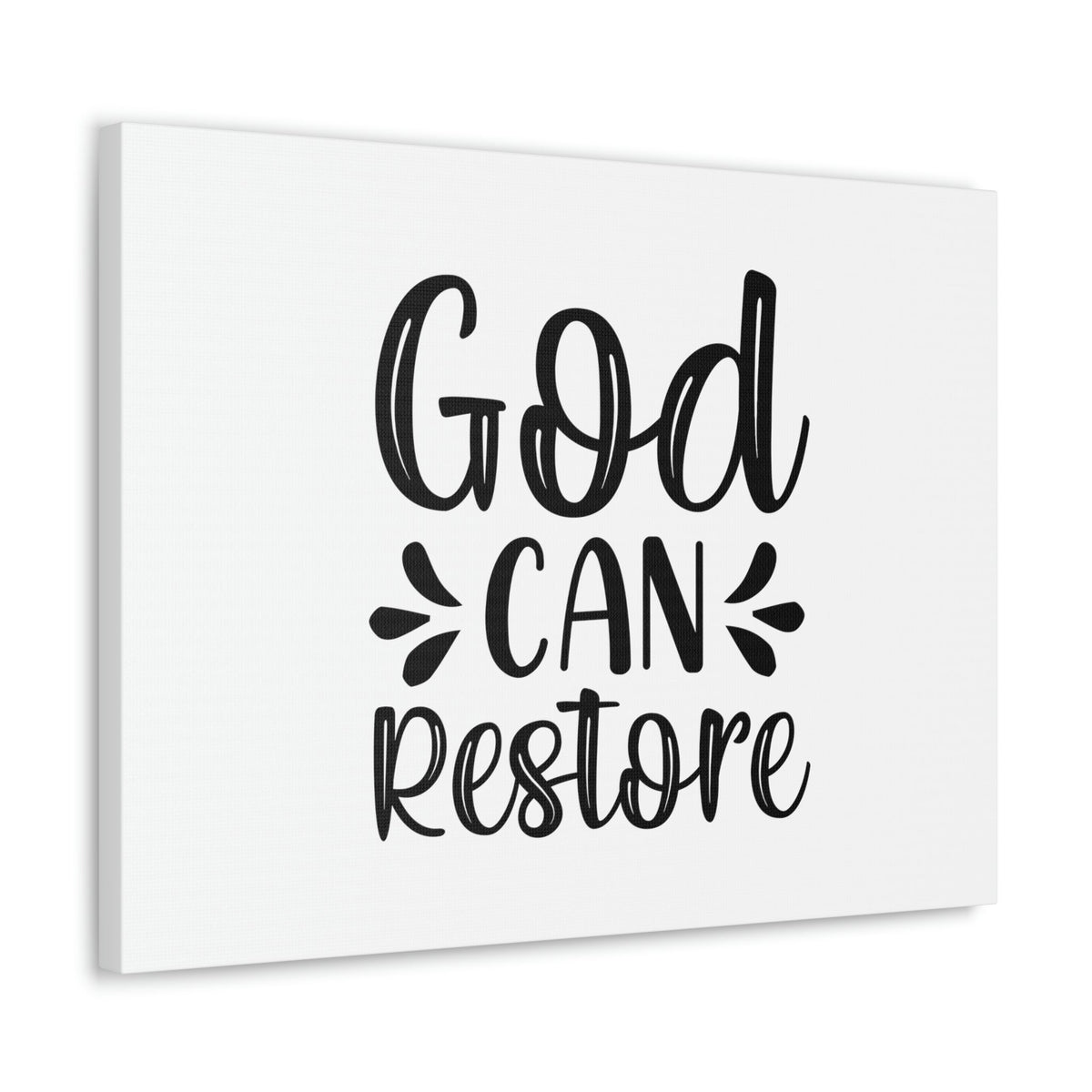 Scripture Walls God Can Restore Psalm 23:3 Christian Wall Art Bible Verse Print Ready to Hang Unframed-Express Your Love Gifts