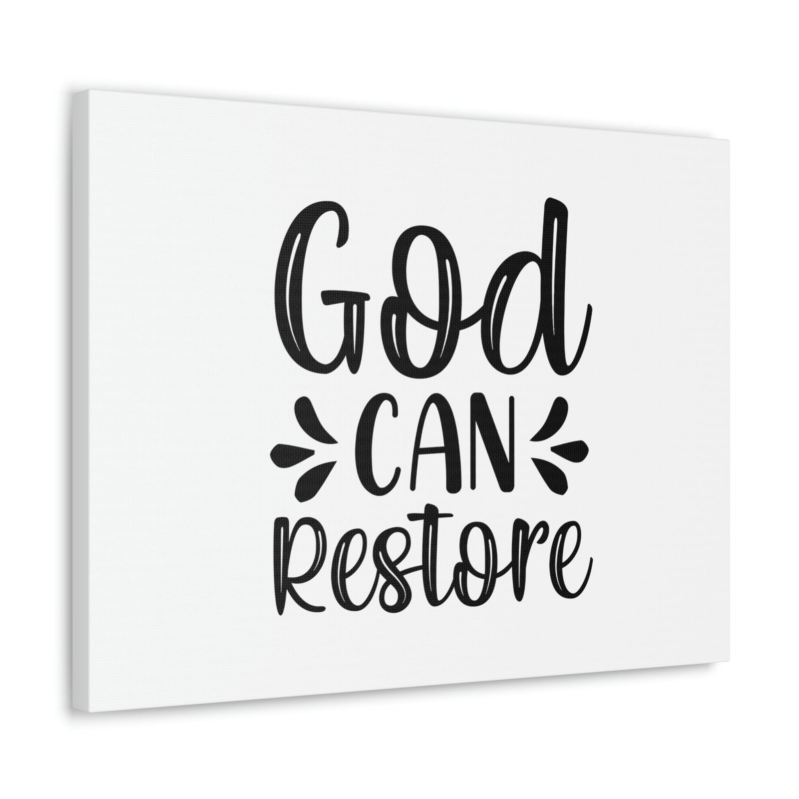 Scripture Walls God Can Restore Psalm 23:3 Christian Wall Art Bible Verse Print Ready to Hang Unframed-Express Your Love Gifts