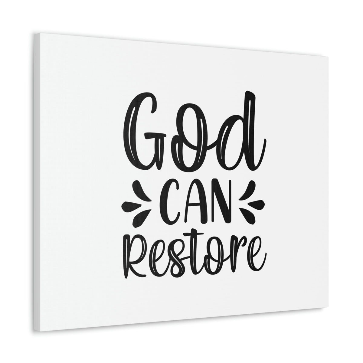 Scripture Walls God Can Restore Psalm 23:3 Christian Wall Art Bible Verse Print Ready to Hang Unframed-Express Your Love Gifts