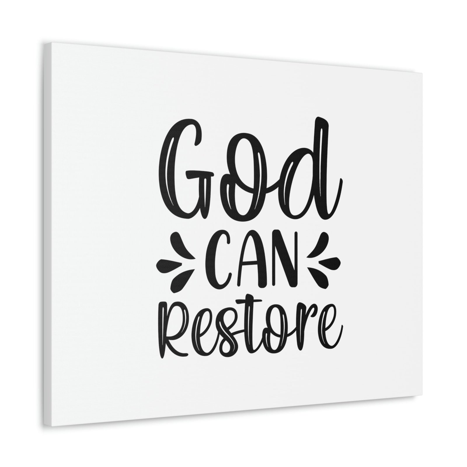 Scripture Walls God Can Restore Psalm 23:3 Christian Wall Art Bible Verse Print Ready to Hang Unframed-Express Your Love Gifts