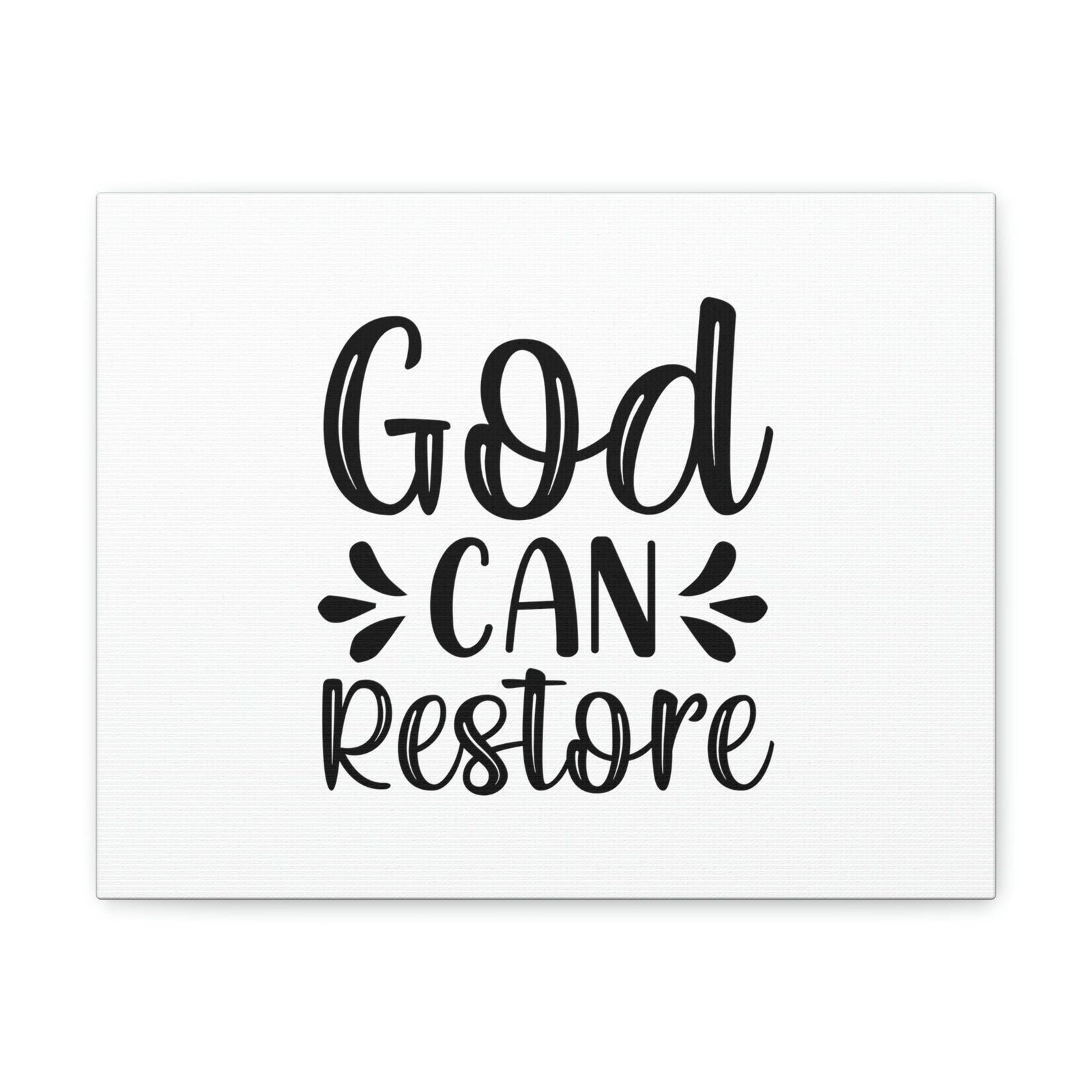 Scripture Walls God Can Restore Psalm 23:3 Christian Wall Art Bible Verse Print Ready to Hang Unframed-Express Your Love Gifts