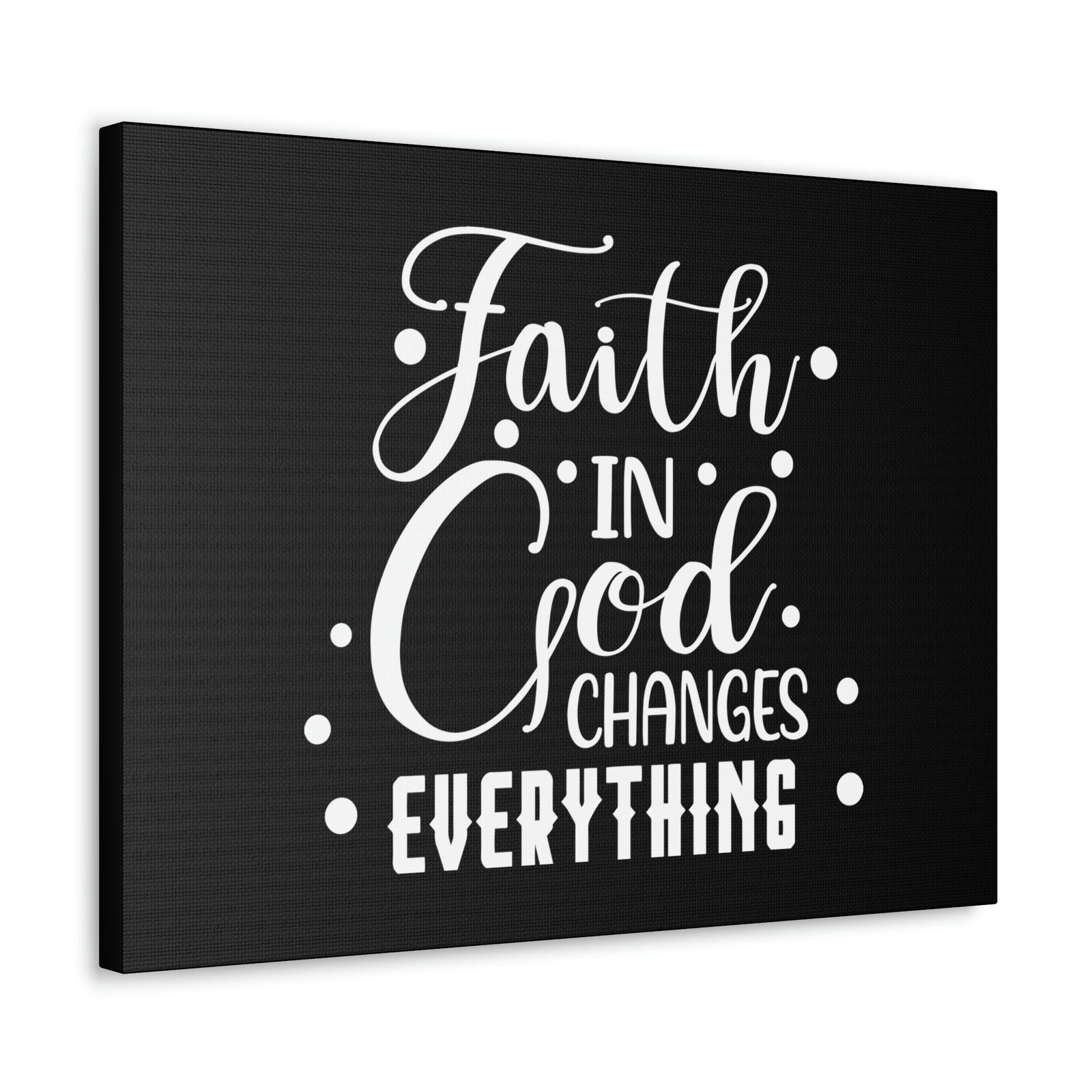 Scripture Walls God Changes Everything 2 Corinthians 5:17 Dots Christian Wall Art Bible Verse Print Ready to Hang Unframed-Express Your Love Gifts