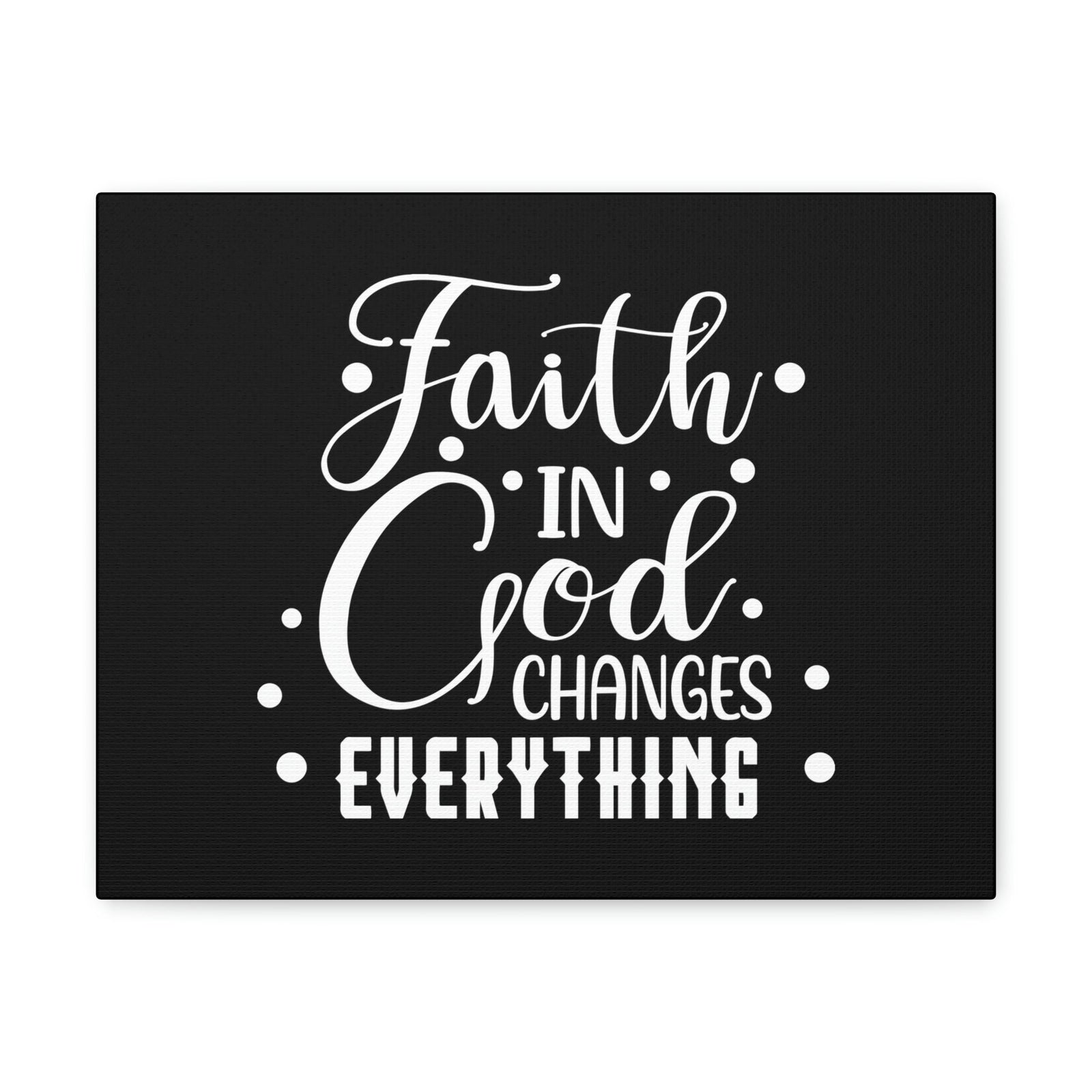 Scripture Walls God Changes Everything 2 Corinthians 5:17 Dots Christian Wall Art Bible Verse Print Ready to Hang Unframed-Express Your Love Gifts