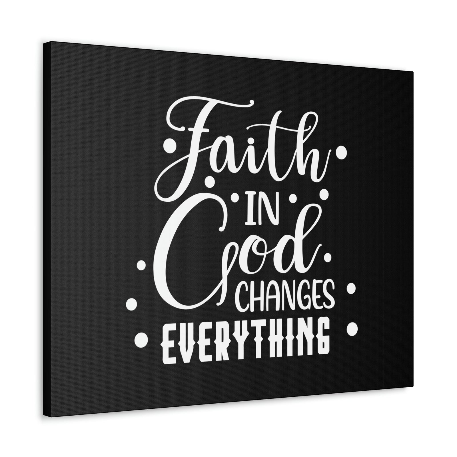 Scripture Walls God Changes Everything 2 Corinthians 5:17 Dots Christian Wall Art Bible Verse Print Ready to Hang Unframed-Express Your Love Gifts