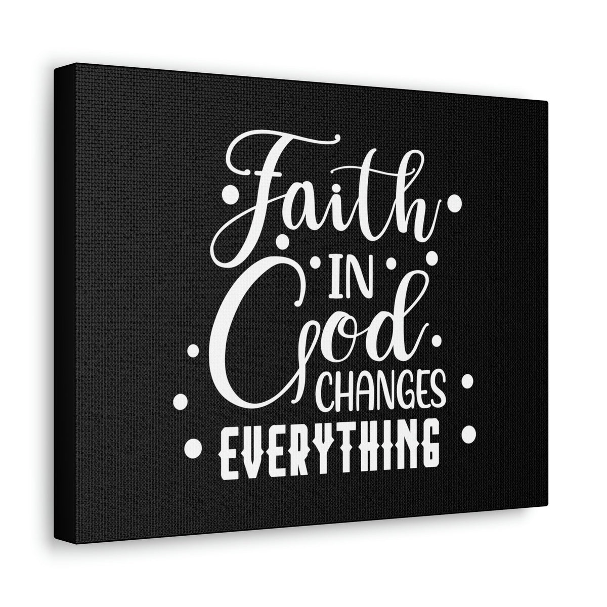 Scripture Walls God Changes Everything 2 Corinthians 5:17 Dots Christian Wall Art Bible Verse Print Ready to Hang Unframed-Express Your Love Gifts