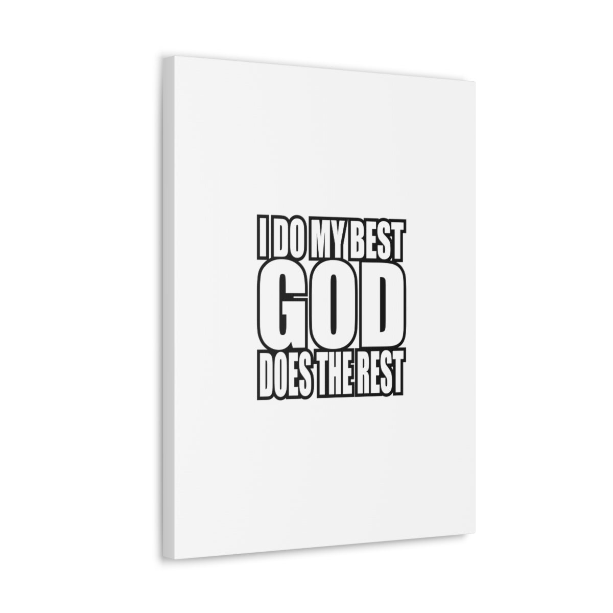 Scripture Walls God Does The Rest Colossians 3:23 White Christian Wall Art Bible Verse Print Ready to Hang Unframed-Express Your Love Gifts