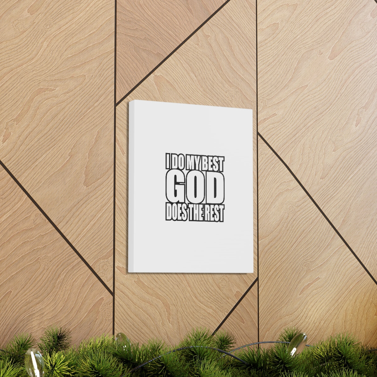 Scripture Walls God Does The Rest Colossians 3:23 White Christian Wall Art Bible Verse Print Ready to Hang Unframed-Express Your Love Gifts