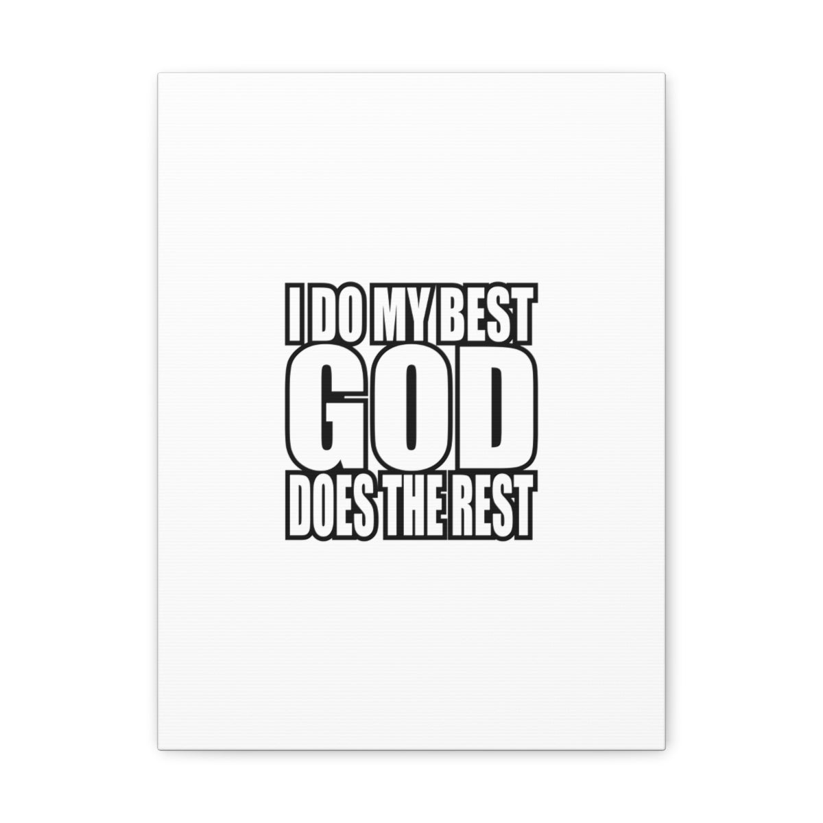 Scripture Walls God Does The Rest Colossians 3:23 White Christian Wall Art Bible Verse Print Ready to Hang Unframed-Express Your Love Gifts