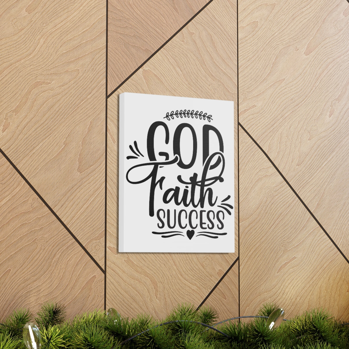 Scripture Walls God Faith Success Proverbs 16:3 Christian Wall Art Print Ready to Hang Unframed-Express Your Love Gifts