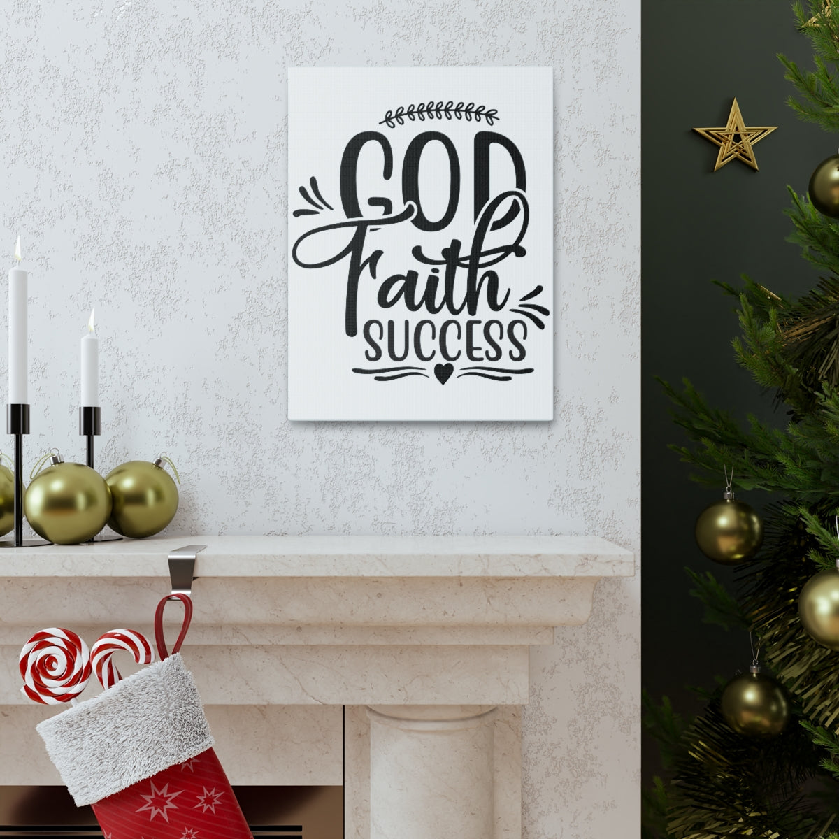 Scripture Walls God Faith Success Proverbs 16:3 Christian Wall Art Print Ready to Hang Unframed-Express Your Love Gifts