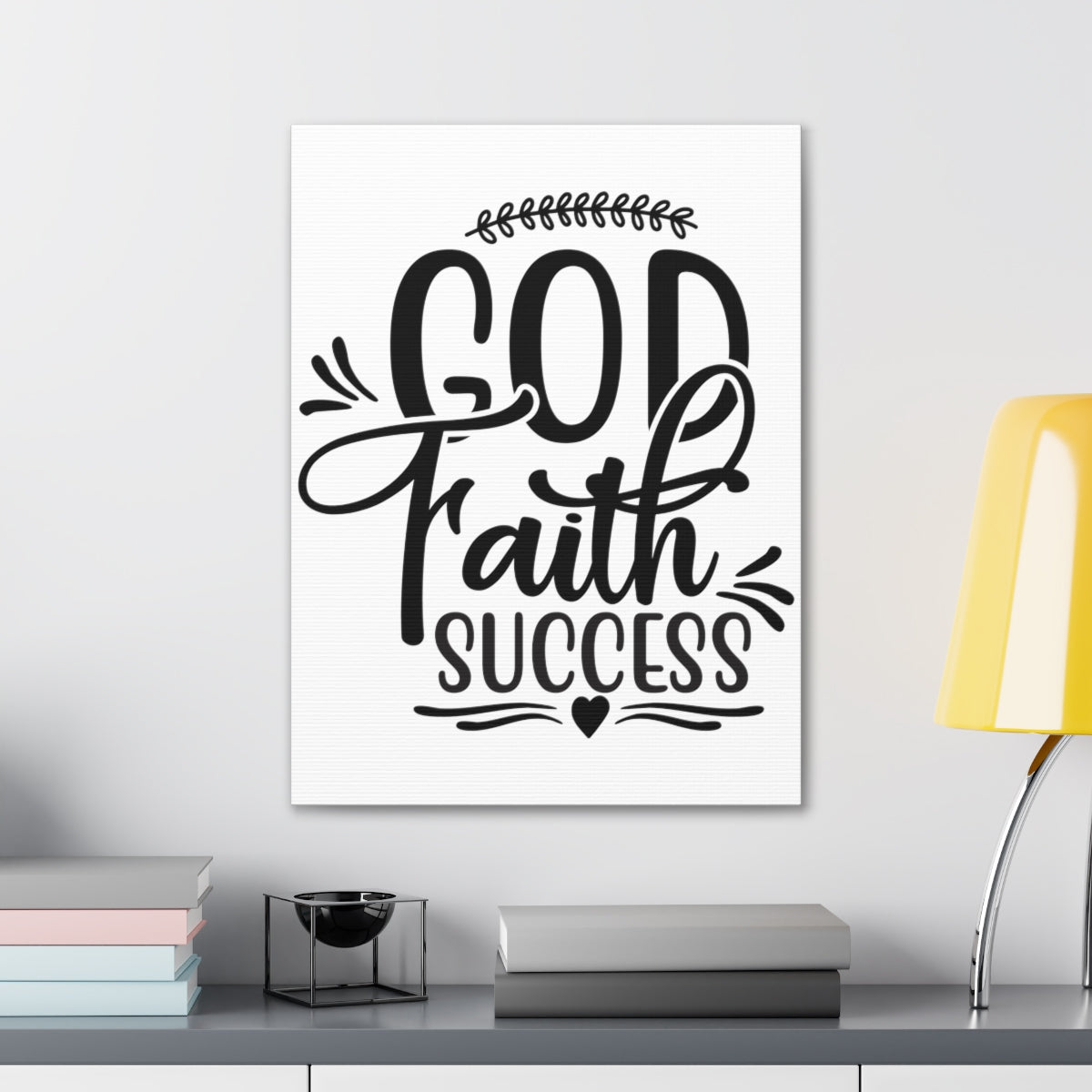 Scripture Walls God Faith Success Proverbs 16:3 Christian Wall Art Print Ready to Hang Unframed-Express Your Love Gifts