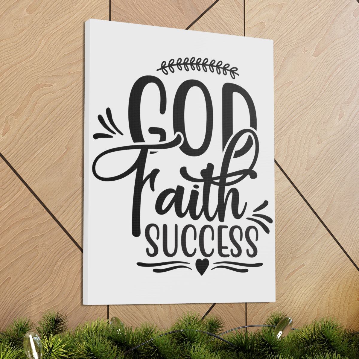Scripture Walls God Faith Success Proverbs 16:3 Christian Wall Art Print Ready to Hang Unframed-Express Your Love Gifts