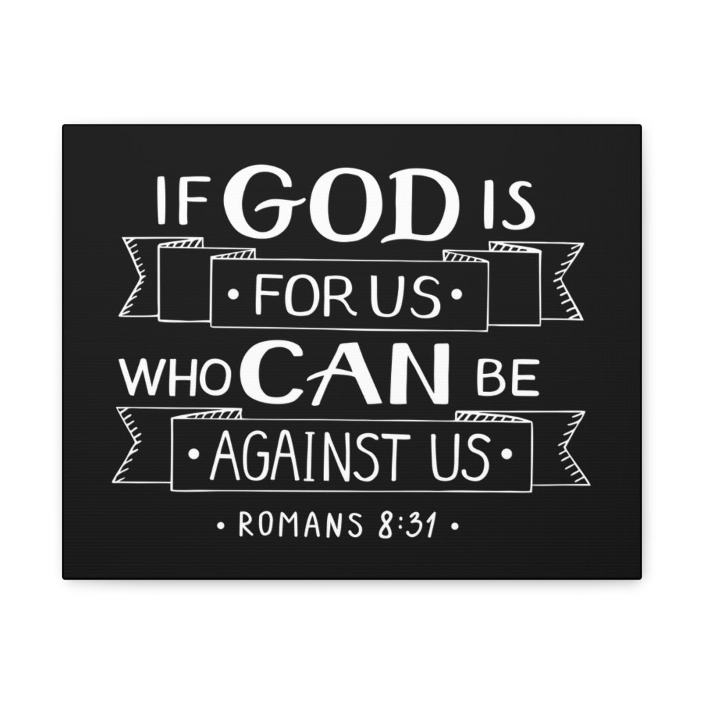 Scripture Walls God For Us Matthew 6:33 Bible Verse Canvas Christian Wall Art Ready to Hang Unframed-Express Your Love Gifts