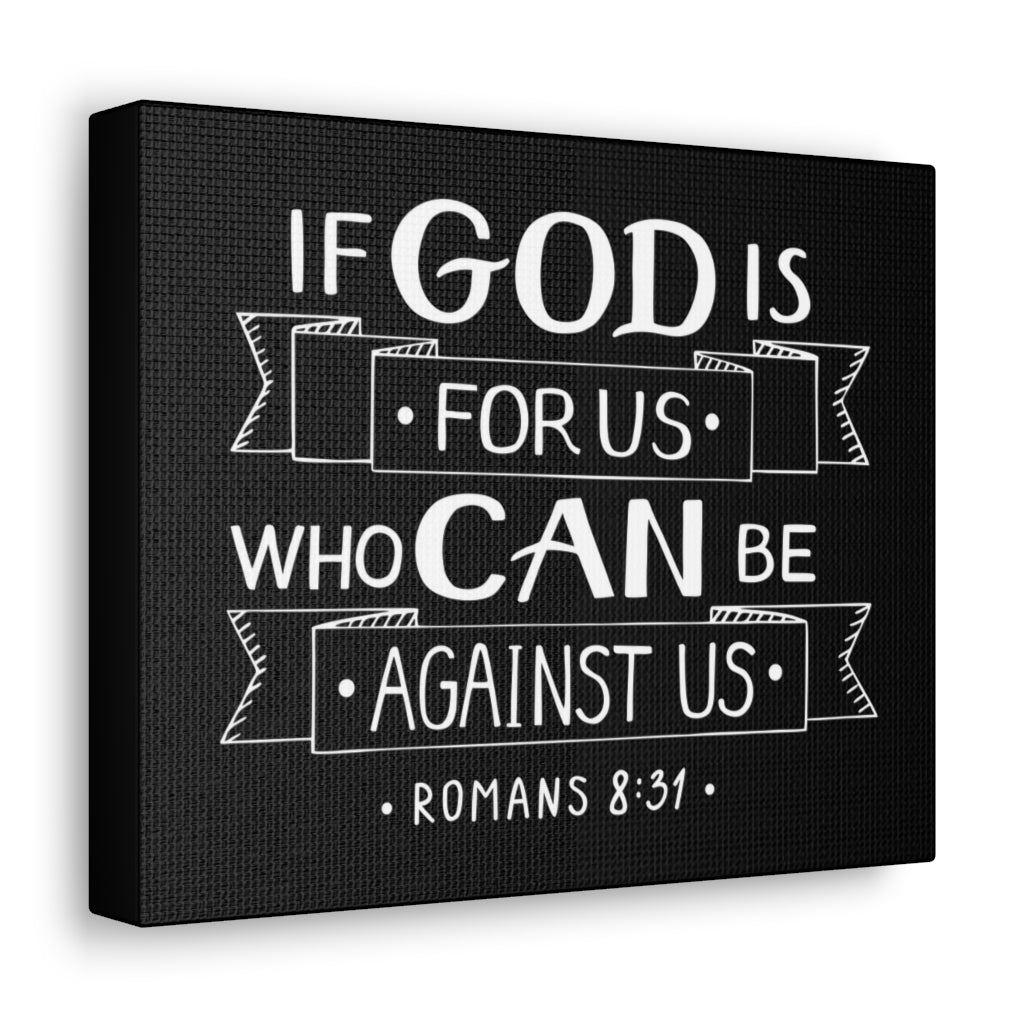 Scripture Walls God For Us Matthew 6:33 Bible Verse Canvas Christian Wall Art Ready to Hang Unframed-Express Your Love Gifts