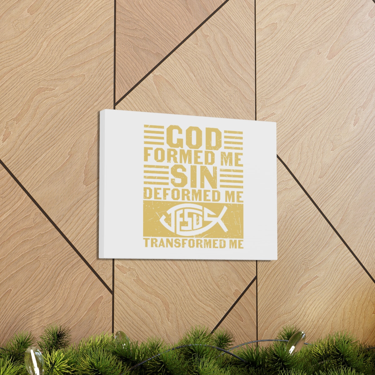 Scripture Walls God Formed Me Galatians 4:19 Christian Wall Art Bible Verse Print Ready to Hang Unframed-Express Your Love Gifts