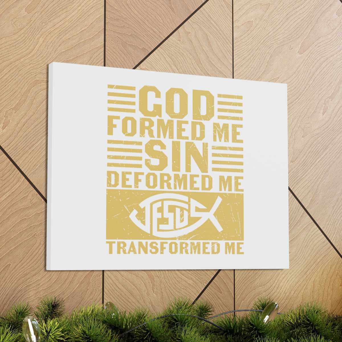 Scripture Walls God Formed Me Galatians 4:19 Christian Wall Art Bible Verse Print Ready to Hang Unframed-Express Your Love Gifts