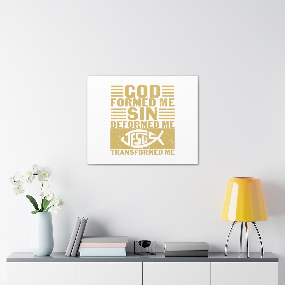Scripture Walls God Formed Me Galatians 4:19 Christian Wall Art Bible Verse Print Ready to Hang Unframed-Express Your Love Gifts