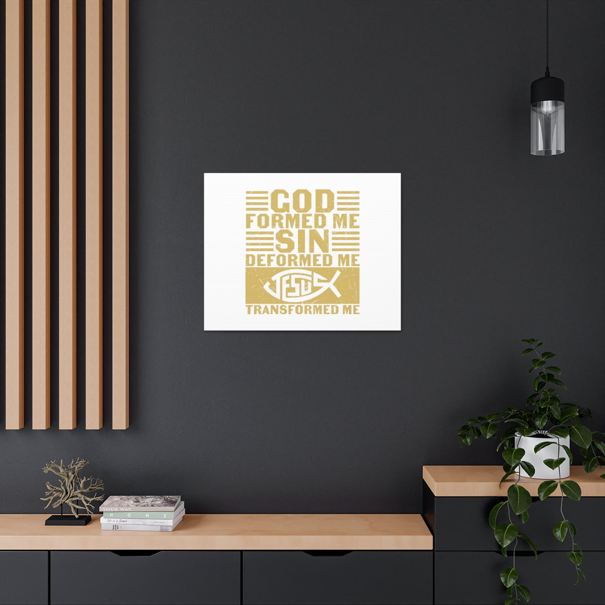 Scripture Walls God Formed Me Galatians 4:19 Christian Wall Art Bible Verse Print Ready to Hang Unframed-Express Your Love Gifts