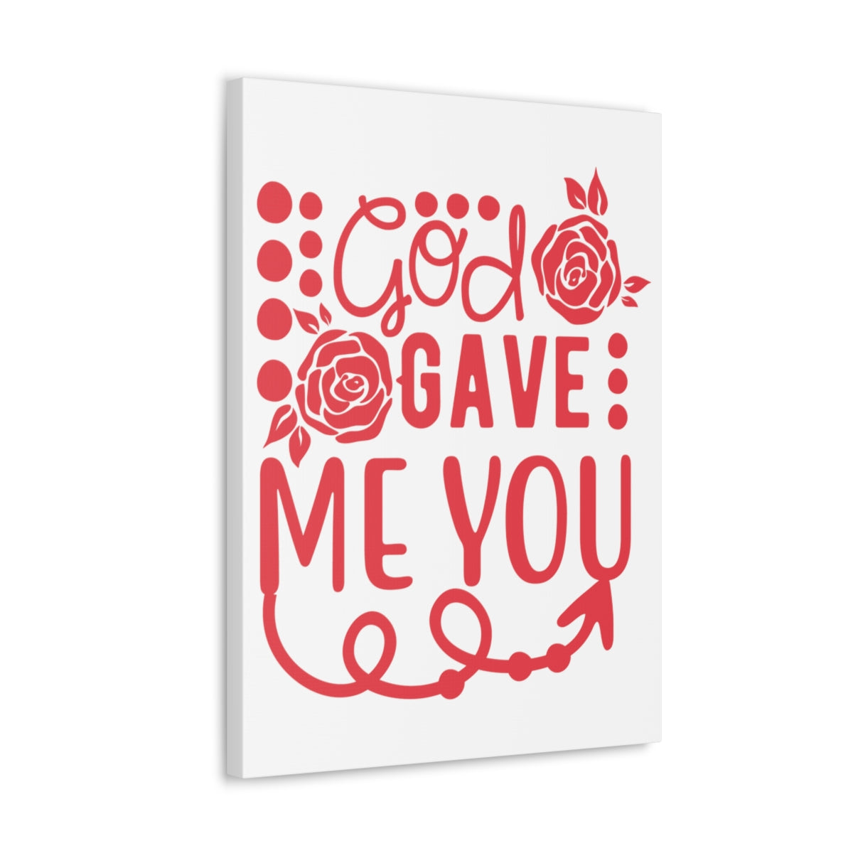 Scripture Walls God Gave Me John 3:16 Christian Wall Art Print Ready to Hang Unframed-Express Your Love Gifts