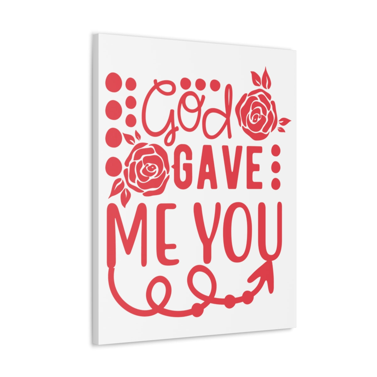 Scripture Walls God Gave Me John 3:16 Christian Wall Art Print Ready to Hang Unframed-Express Your Love Gifts