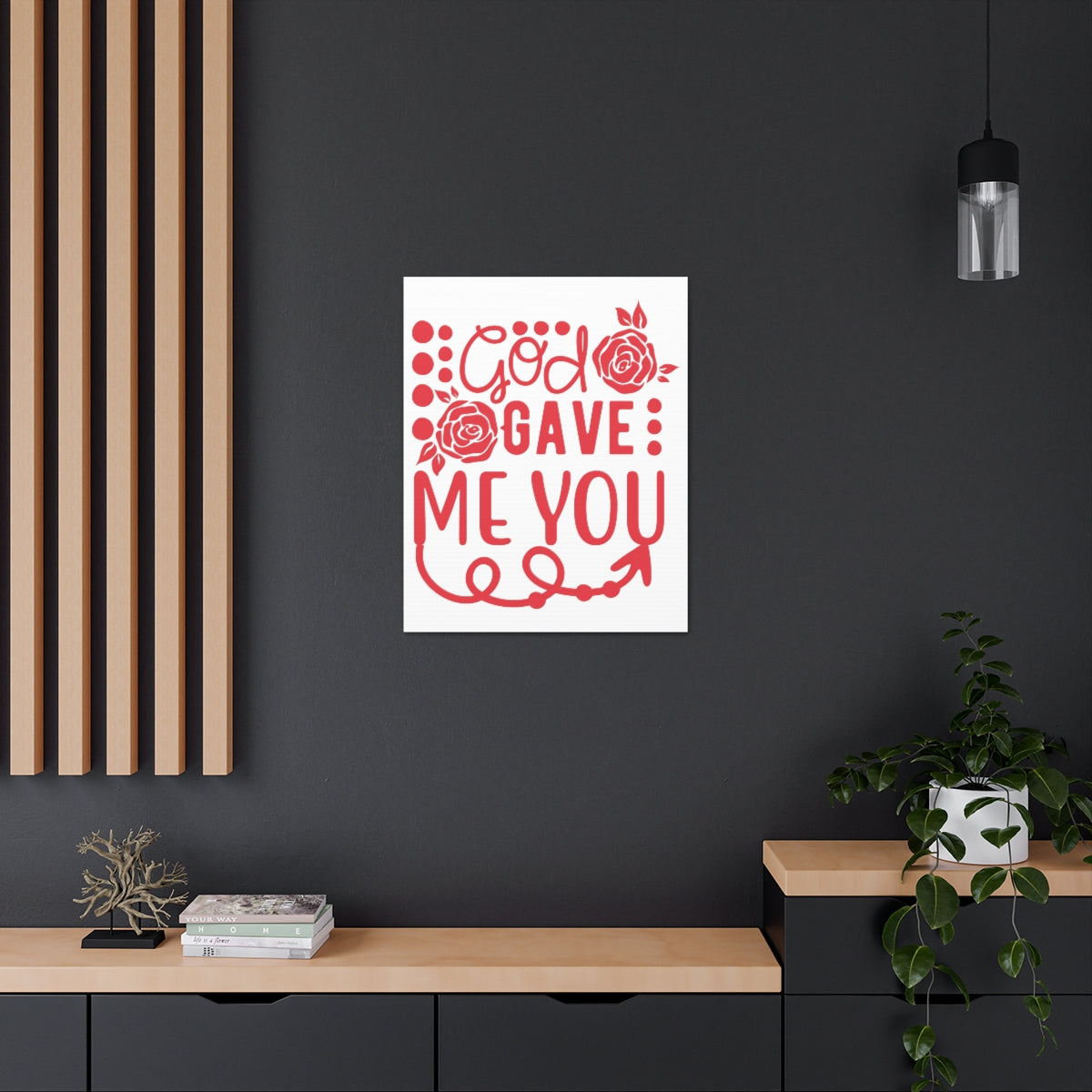 Scripture Walls God Gave Me John 3:16 Christian Wall Art Print Ready to Hang Unframed-Express Your Love Gifts