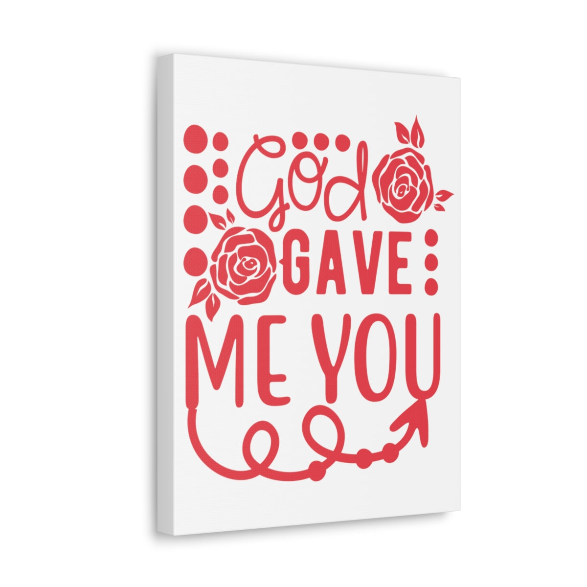 Scripture Walls God Gave Me John 3:16 Christian Wall Art Print Ready to Hang Unframed-Express Your Love Gifts