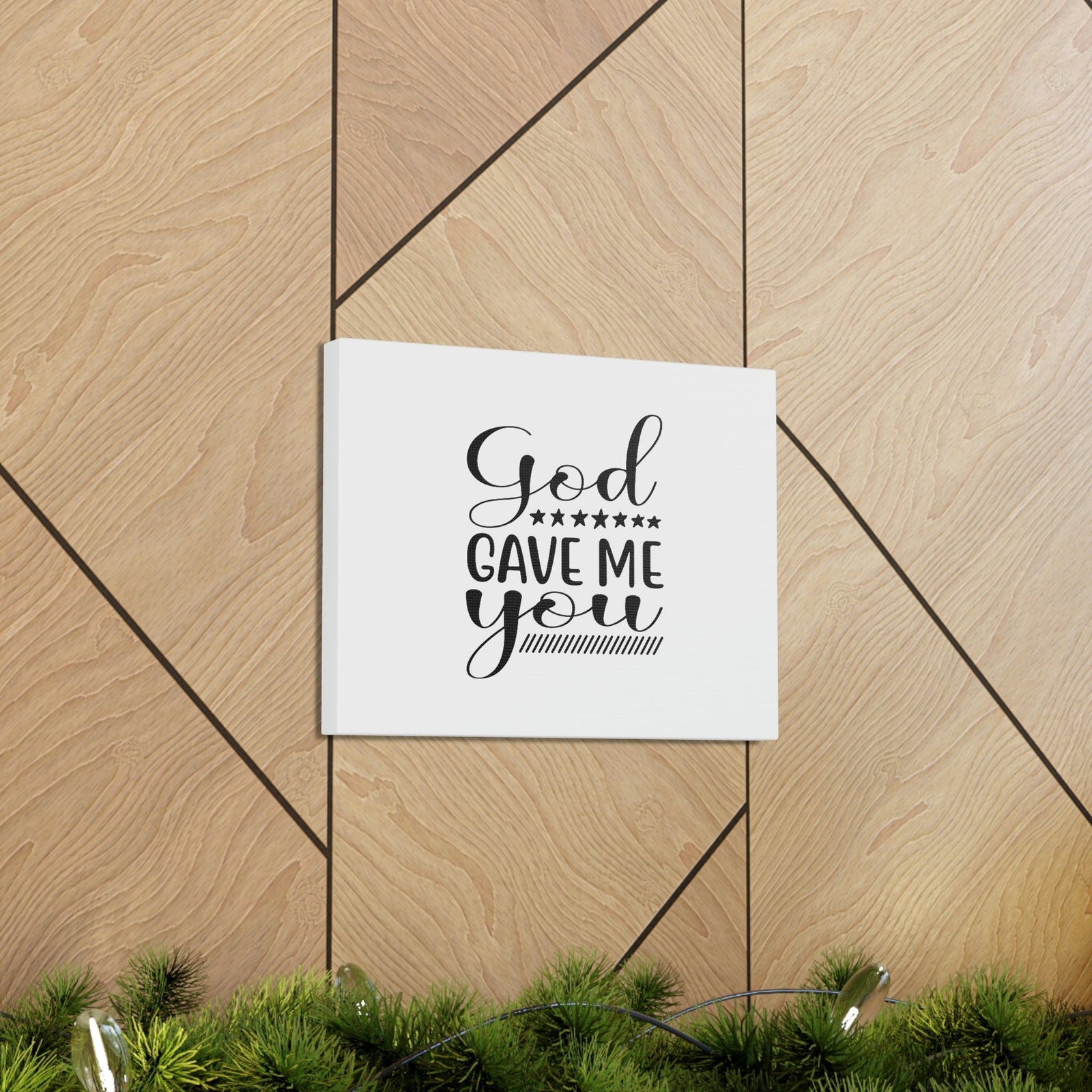 Scripture Walls God Gave Me You James 1:17 Christian Wall Art Bible Verse Print Ready to Hang Unframed-Express Your Love Gifts