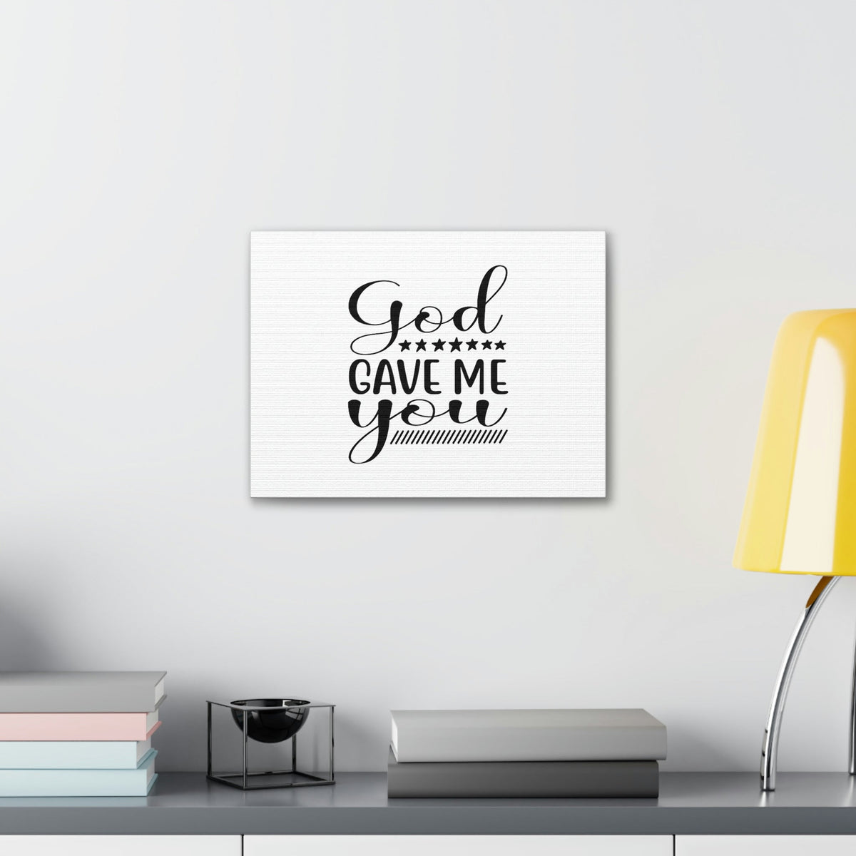Scripture Walls God Gave Me You James 1:17 Christian Wall Art Bible Verse Print Ready to Hang Unframed-Express Your Love Gifts