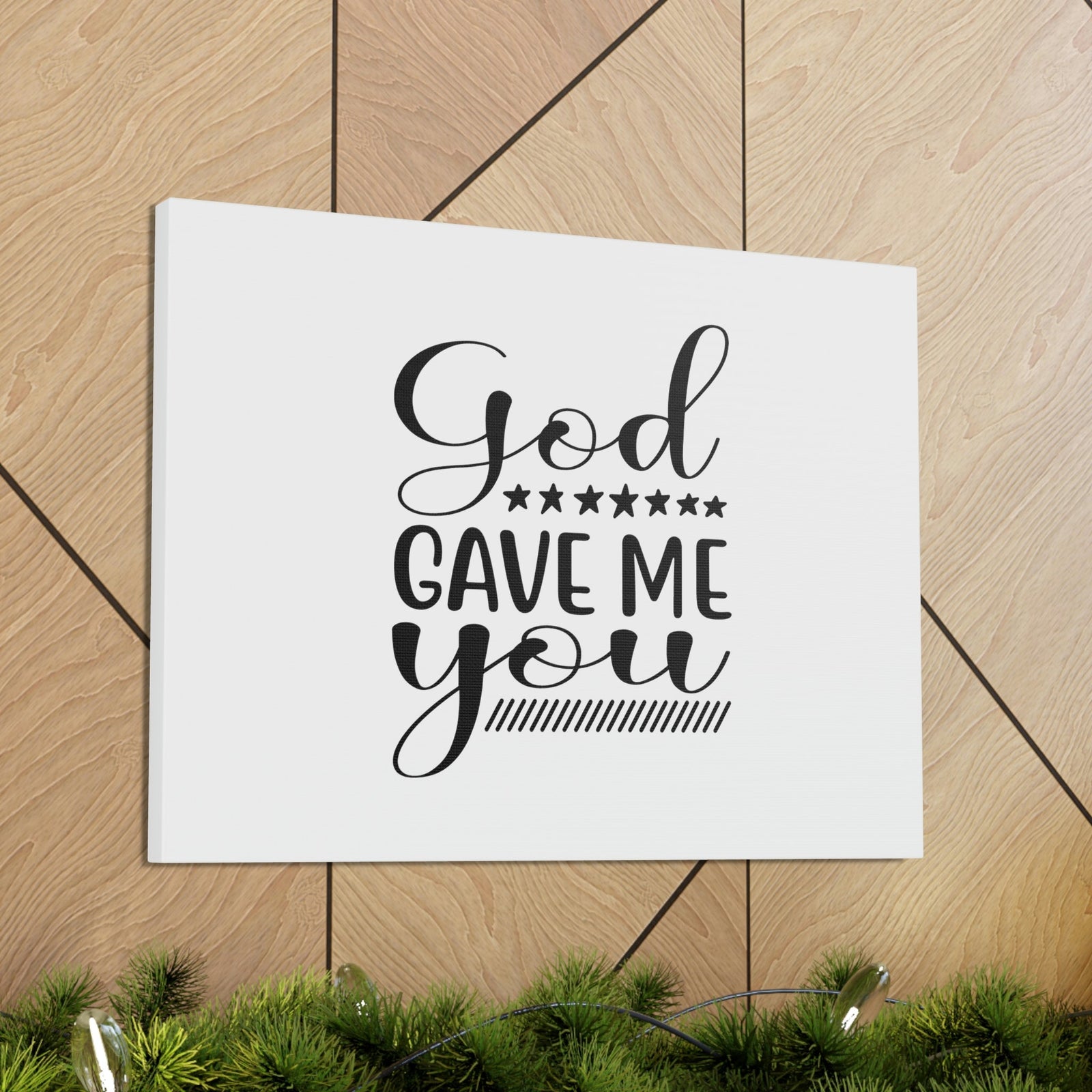 Scripture Walls God Gave Me You James 1:17 Christian Wall Art Bible Verse Print Ready to Hang Unframed-Express Your Love Gifts