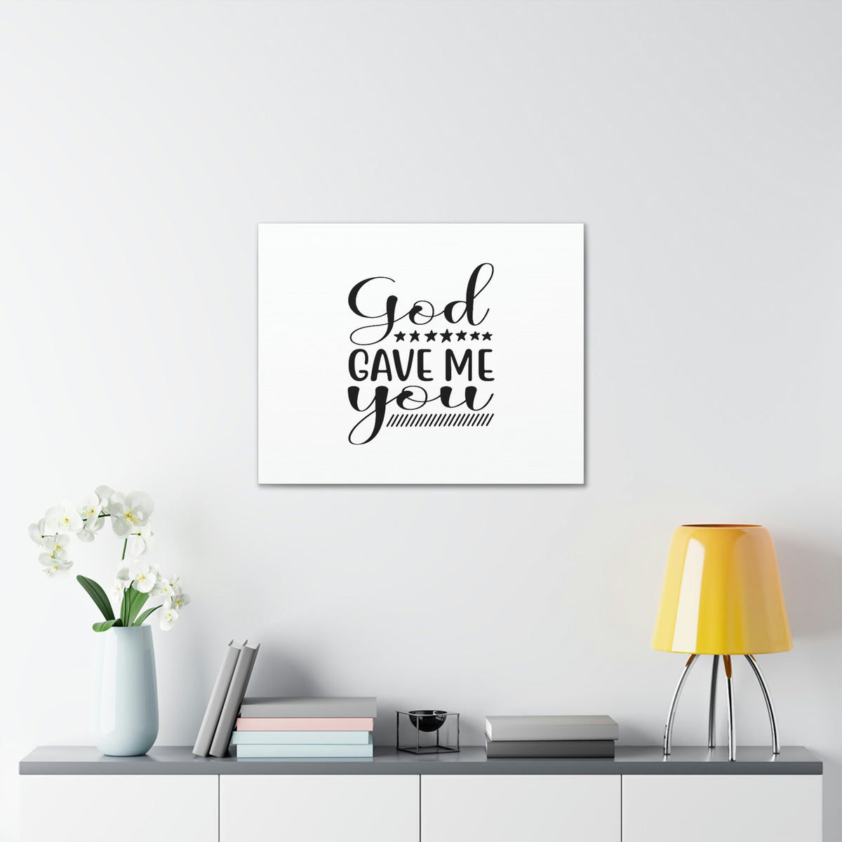 Scripture Walls God Gave Me You James 1:17 Christian Wall Art Bible Verse Print Ready to Hang Unframed-Express Your Love Gifts