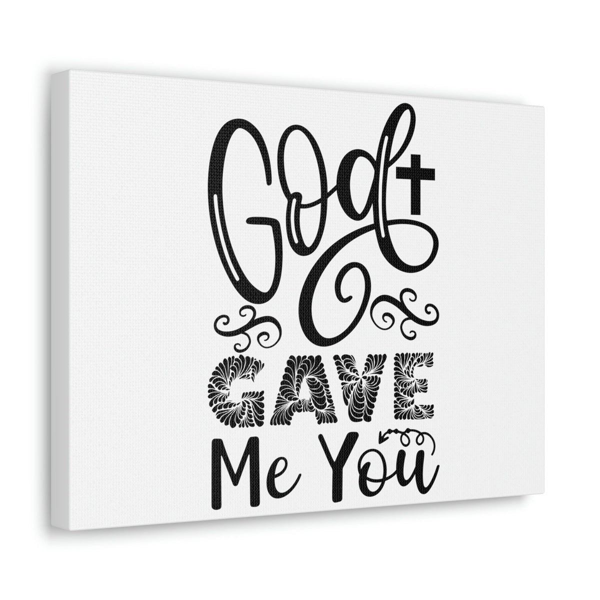Scripture Walls God Gave Me You John 3:16 Christian Wall Art Print Ready to Hang Unframed-Express Your Love Gifts