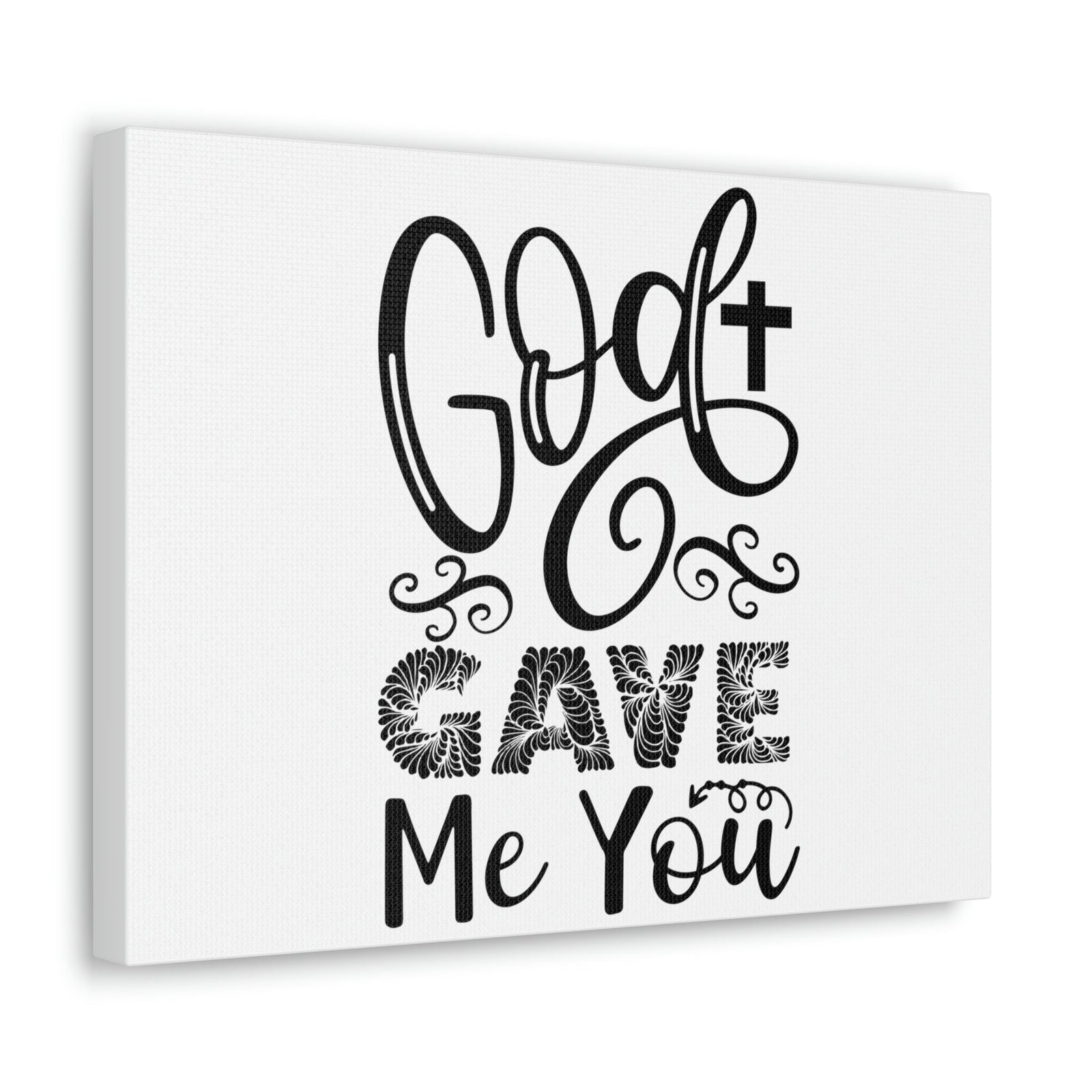 Scripture Walls God Gave Me You John 3:16 Christian Wall Art Print Ready to Hang Unframed-Express Your Love Gifts