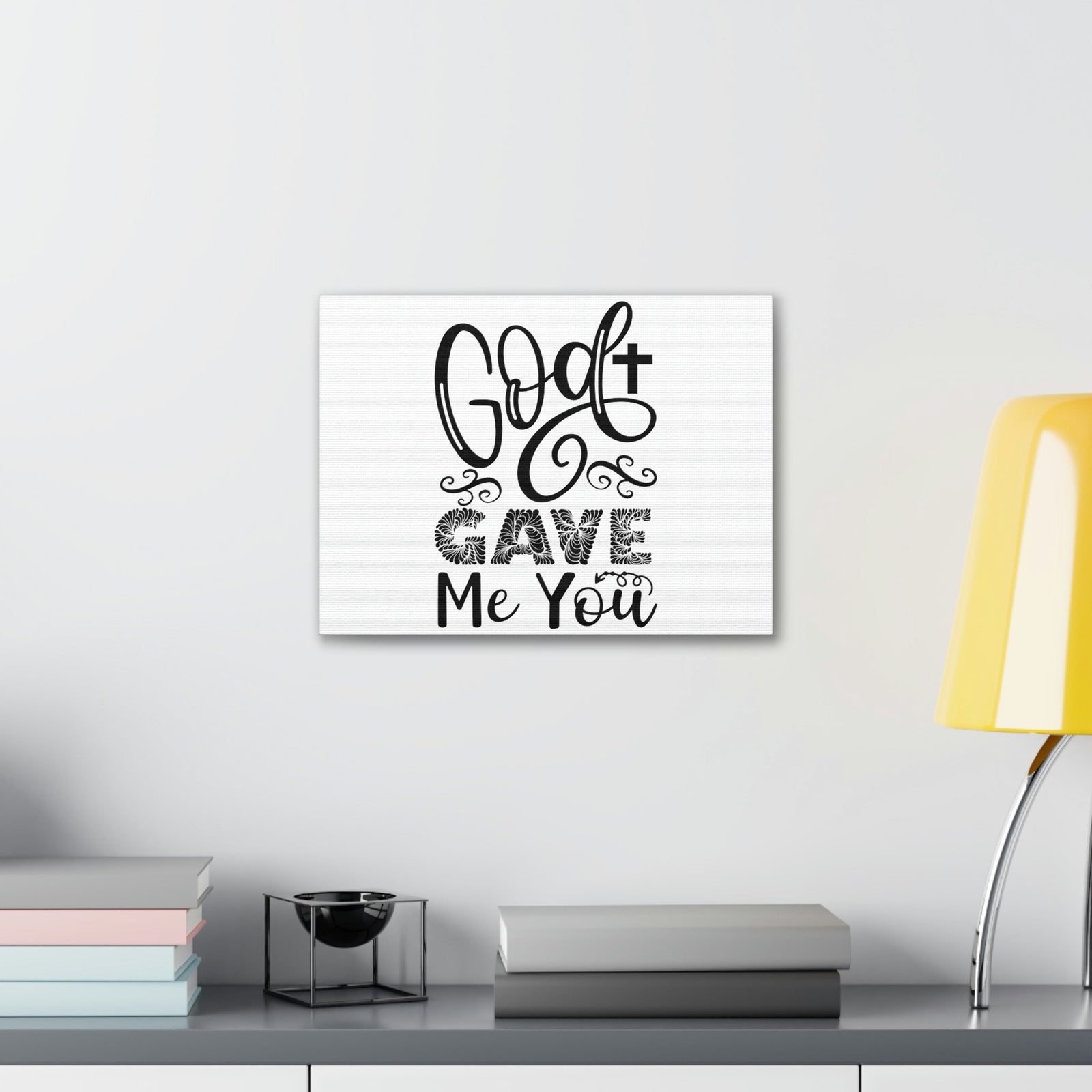 Scripture Walls God Gave Me You John 3:16 Christian Wall Art Print Ready to Hang Unframed-Express Your Love Gifts