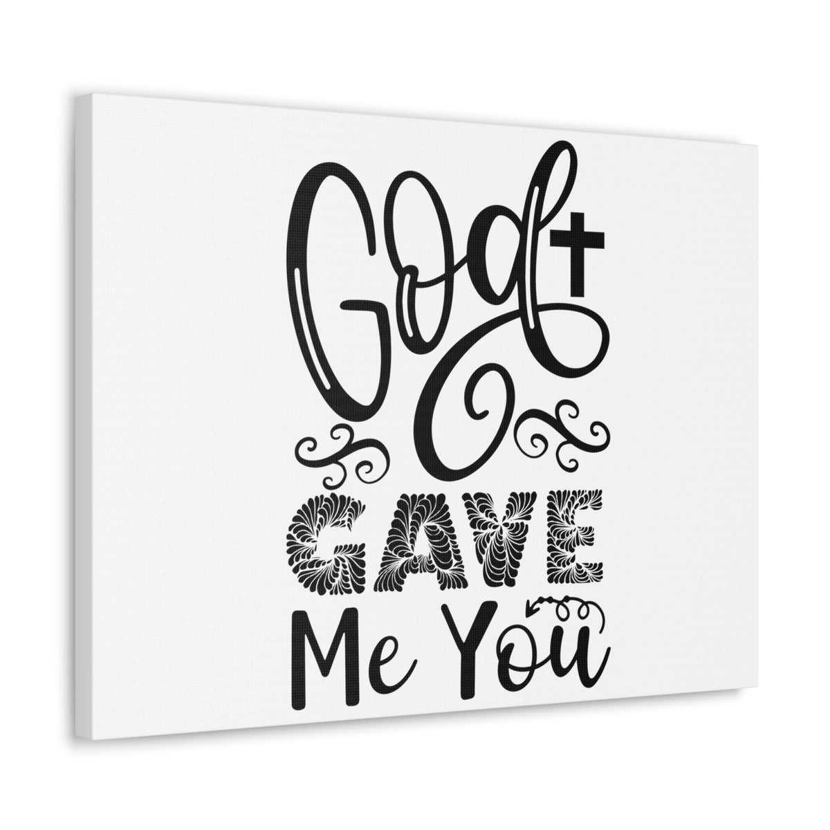 Scripture Walls God Gave Me You John 3:16 Christian Wall Art Print Ready to Hang Unframed-Express Your Love Gifts