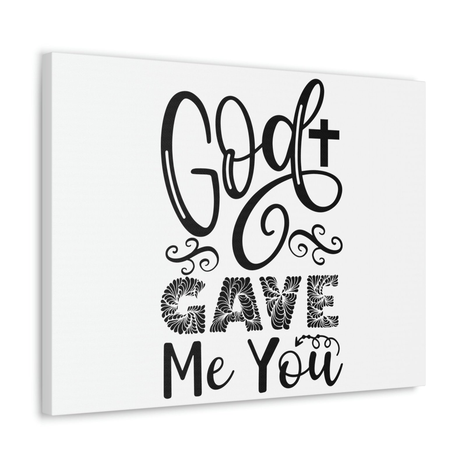 Scripture Walls God Gave Me You John 3:16 Christian Wall Art Print Ready to Hang Unframed-Express Your Love Gifts