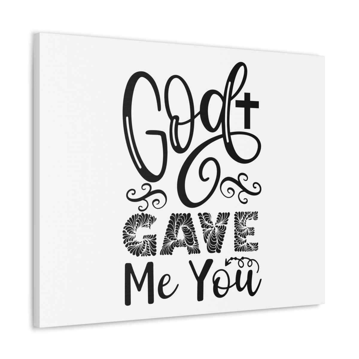 Scripture Walls God Gave Me You John 3:16 Christian Wall Art Print Ready to Hang Unframed-Express Your Love Gifts