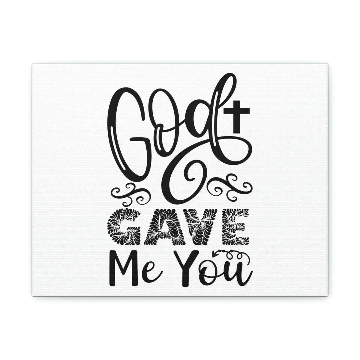 Scripture Walls God Gave Me You John 3:16 Christian Wall Art Print Ready to Hang Unframed-Express Your Love Gifts