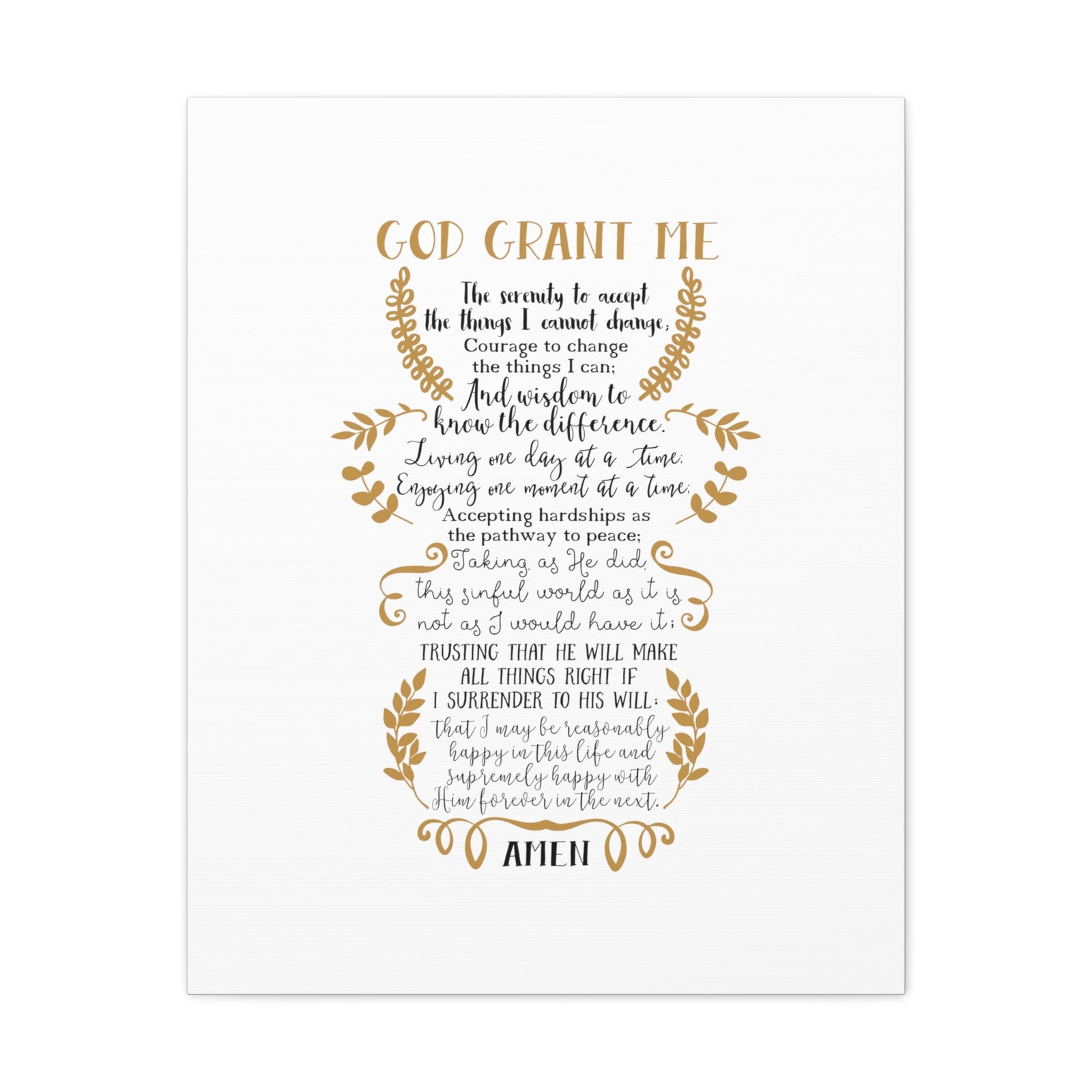 Scripture Walls God Grant Me Romans 15:13 Christian Wall Art Bible Verse Print Ready to Hang Unframed-Express Your Love Gifts