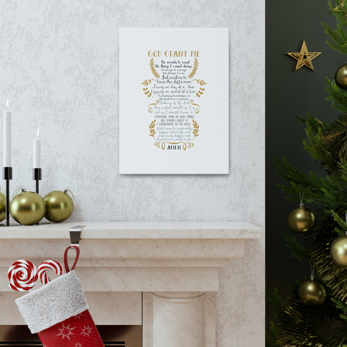 Scripture Walls God Grant Me Romans 15:13 Christian Wall Art Bible Verse Print Ready to Hang Unframed-Express Your Love Gifts