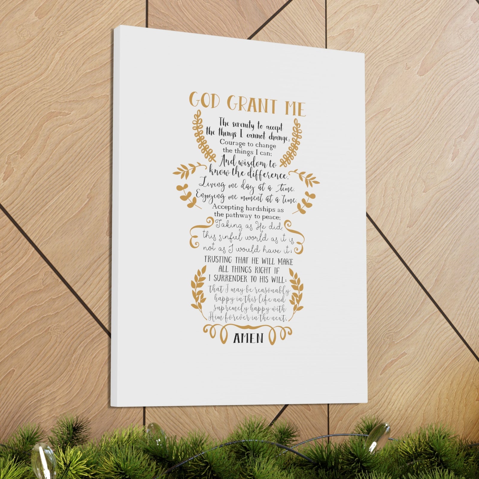 Scripture Walls God Grant Me Romans 15:13 Christian Wall Art Bible Verse Print Ready to Hang Unframed-Express Your Love Gifts