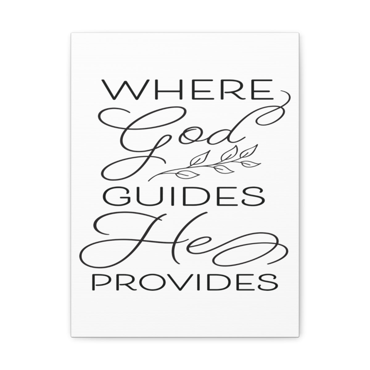 Scripture Walls God Guides He Isaiah 58:11 Christian Wall Art Print Ready to Hang Unframed-Express Your Love Gifts