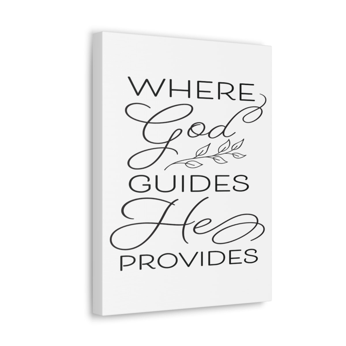 Scripture Walls God Guides He Isaiah 58:11 Christian Wall Art Print Ready to Hang Unframed-Express Your Love Gifts