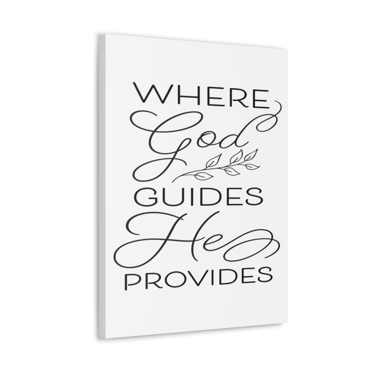Scripture Walls God Guides He Isaiah 58:11 Christian Wall Art Print Ready to Hang Unframed-Express Your Love Gifts