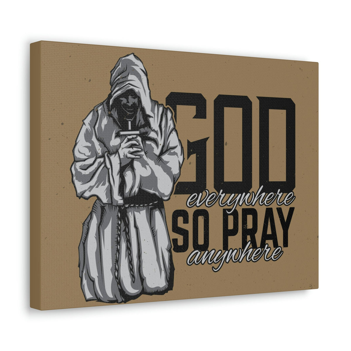 Scripture Walls God Is Everywhere So Pray Anywhere Jeremiah 23:23-33 Christian Wall Art Print Ready to Hang Unframed-Express Your Love Gifts