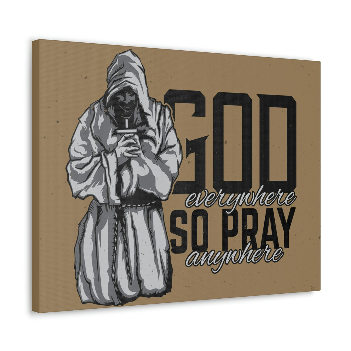 Scripture Walls God Is Everywhere So Pray Anywhere Jeremiah 23:23-33 Christian Wall Art Print Ready to Hang Unframed-Express Your Love Gifts