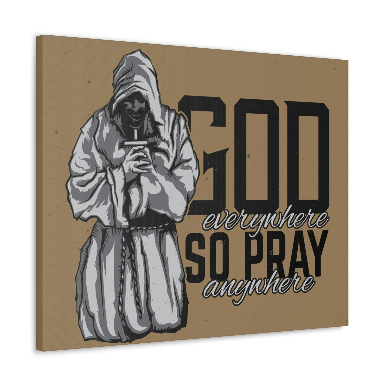 Scripture Walls God Is Everywhere So Pray Anywhere Jeremiah 23:23-33 Christian Wall Art Print Ready to Hang Unframed-Express Your Love Gifts