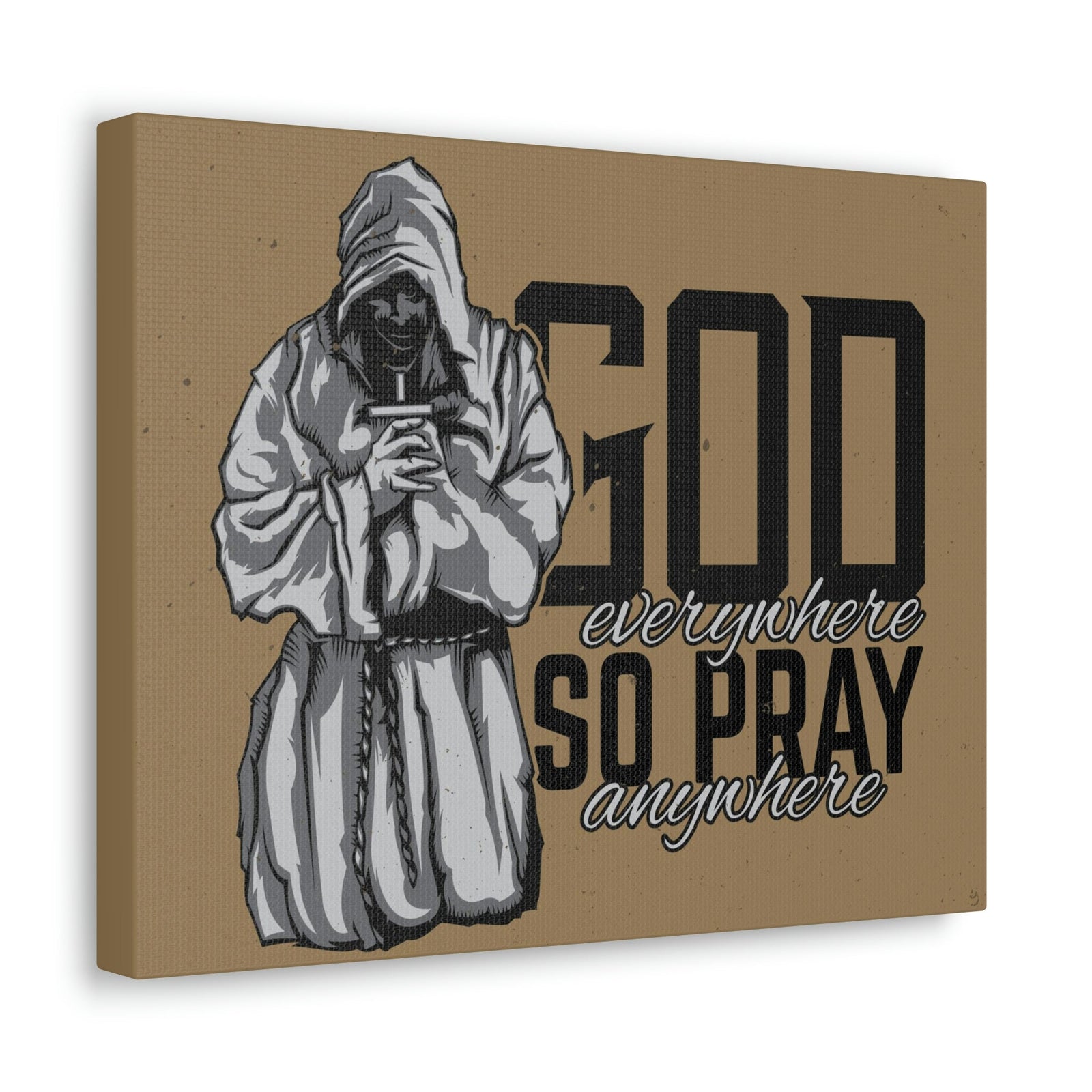 Scripture Walls God Is Everywhere So Pray Anywhere Jeremiah 23:23-33 Christian Wall Art Print Ready to Hang Unframed-Express Your Love Gifts