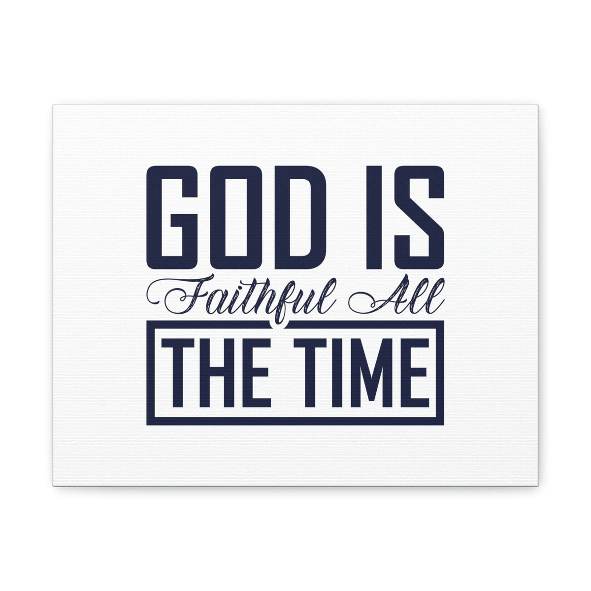 Scripture Walls God Is Faithful 1 Corinthians 1:9 Rectangle Christian Wall Art Bible Verse Print Ready to Hang Unframed-Express Your Love Gifts
