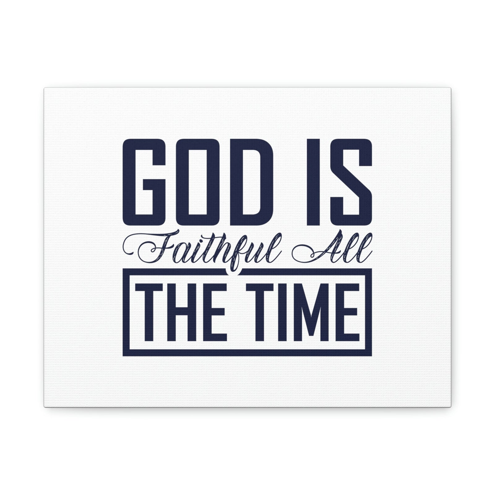Scripture Walls God Is Faithful 1 Corinthians 1:9 Rectangle Christian Wall Art Bible Verse Print Ready to Hang Unframed-Express Your Love Gifts